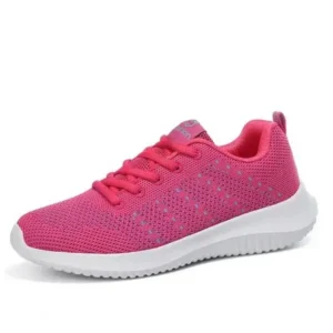 Nanaoutfit Women Leisure Lace Up Sneakers Shoes