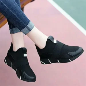 Nanaoutfit Women Fashion Slip On Round-Toe Shoes