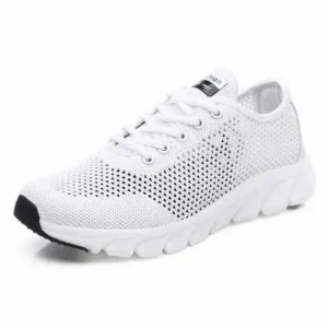 Nanaoutfit Women Fashion Sports Lace Up Hollow Design Mesh Breathable Sneakers