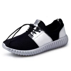 Nanaoutfit Men Casual Color Matching Mesh Breathable Wear-Resistant Sports Shoes