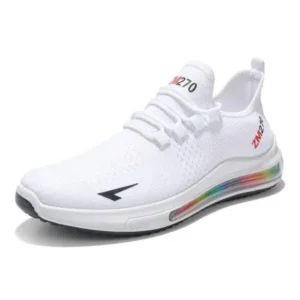 Nanaoutfit Men'S Casual Rainbow Bottom Air Cushion Running Sneakers