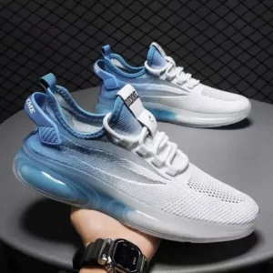 Nanaoutfit Men'S Fashion Jelly Bottom Mesh Breathable Sneakers