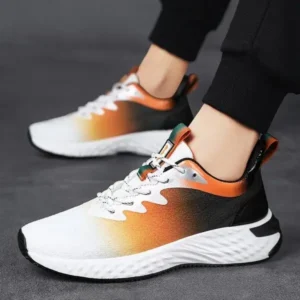 Nanaoutfit Men'S Fashion Breathable Mesh Color Block Sneakers