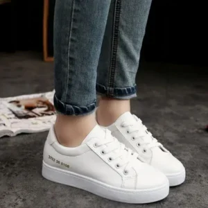 Nanaoutfit Summer Women Fashion Casual Solid Color Thick-Soled Canvas Sneakers