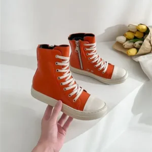 Nanaoutfit Orange Up Platform High Top Casual Shoes